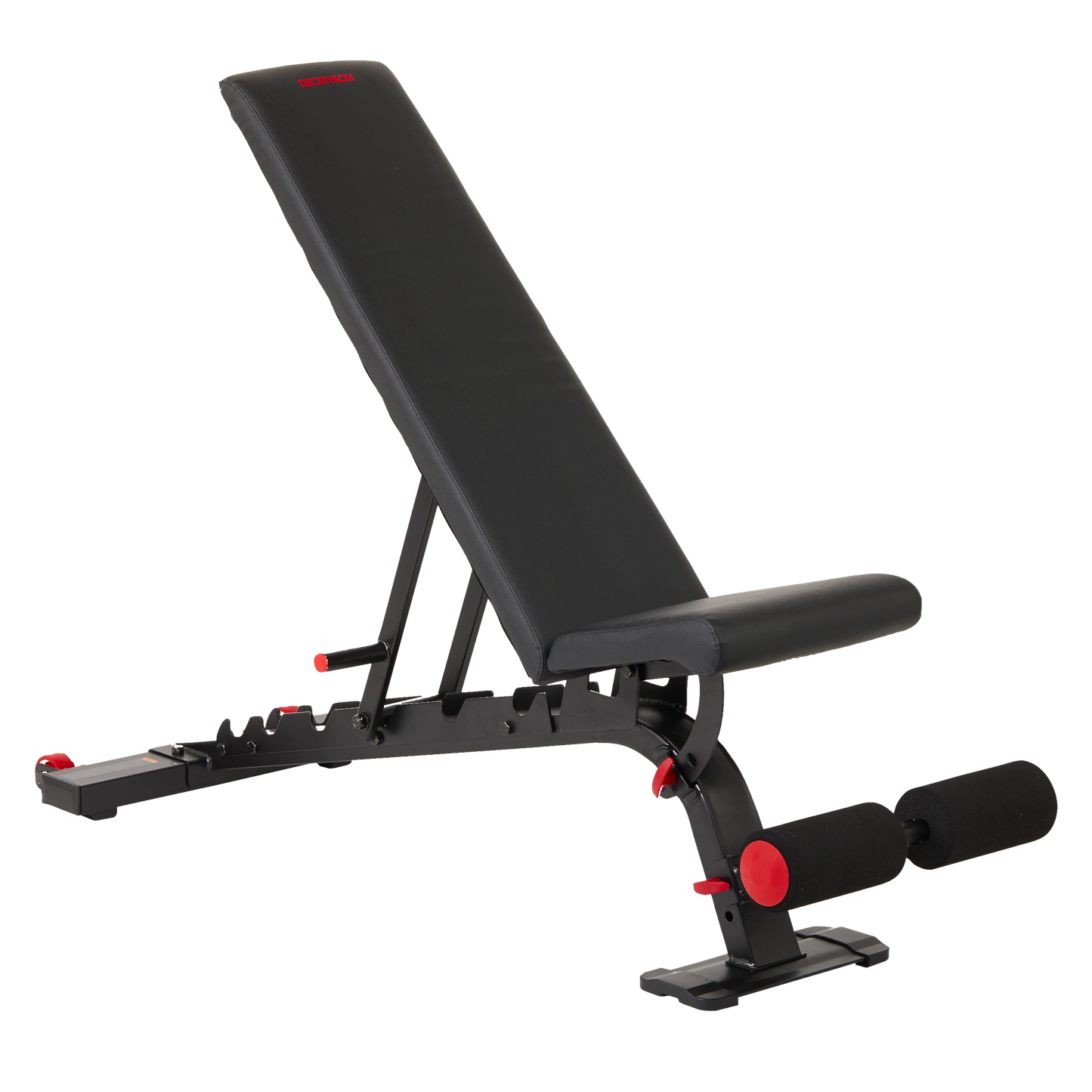Reinforced flat/inclined weights bench