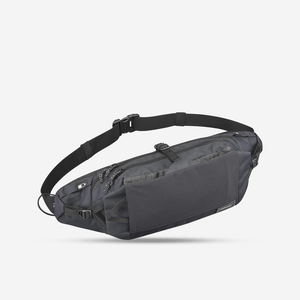 7 L waist bag, Travel 500 - Black