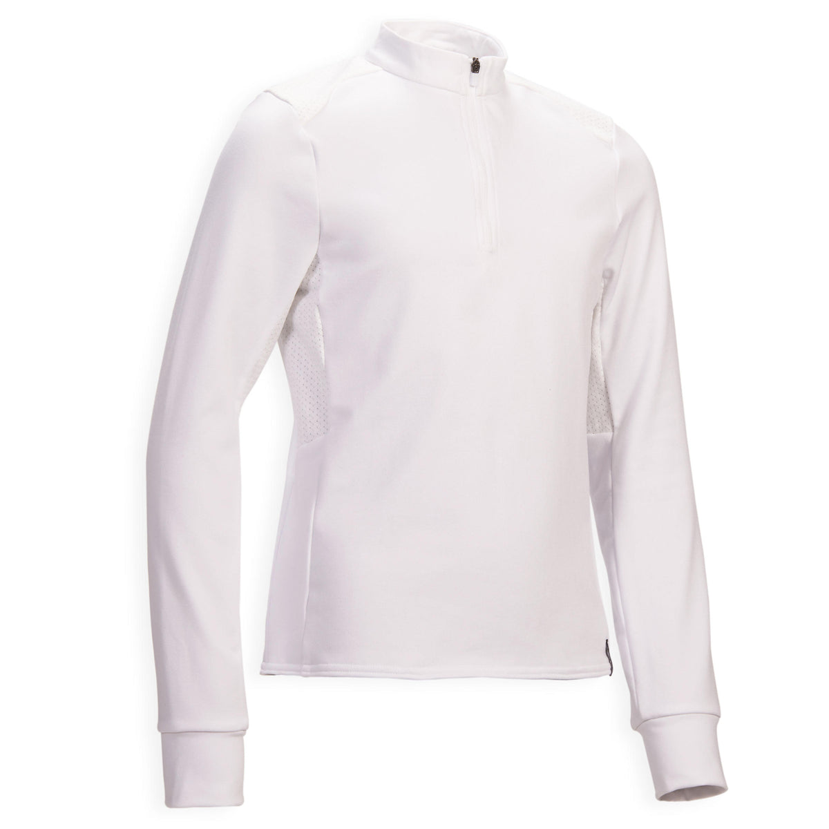 SHOW POLO 500 LS WARM JUNIOR WHITE