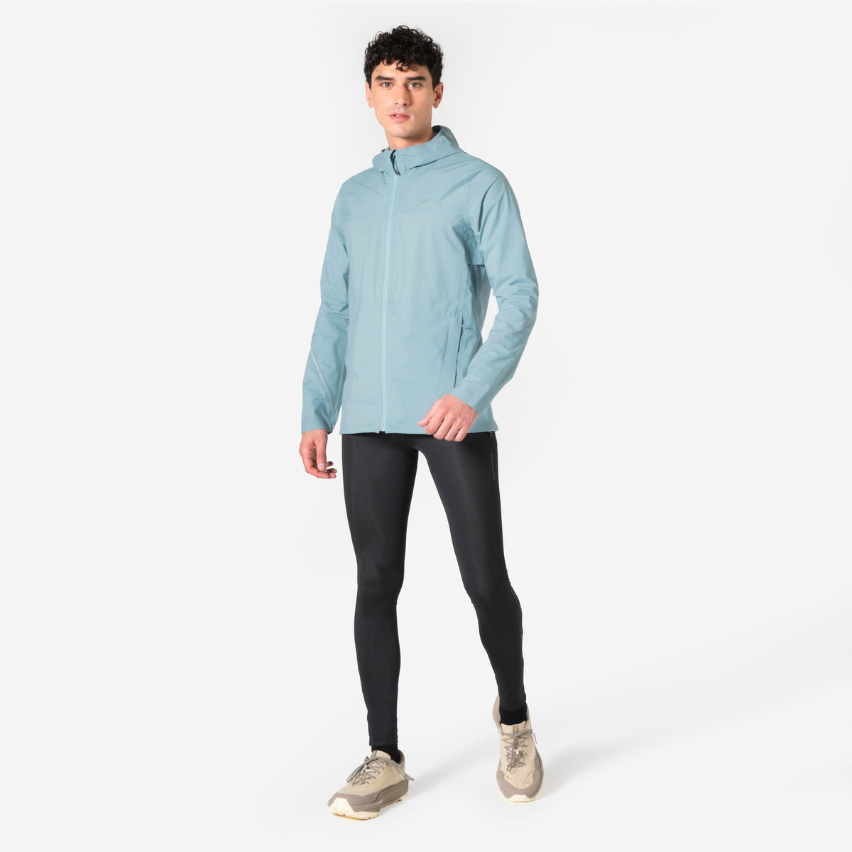 JKT RAIN RUN FLOW M BLUE K20B
