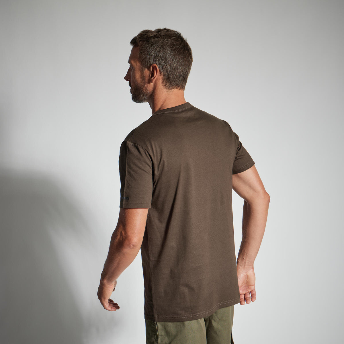 T-SHIRT MC 100 ECO UNI BROWN