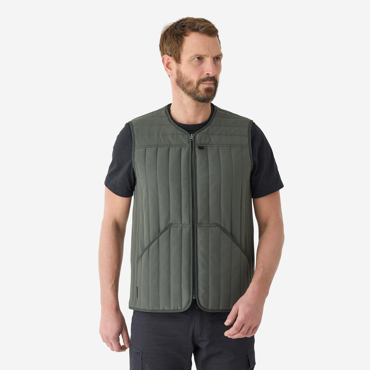 PADDED VEST 100 GREEN