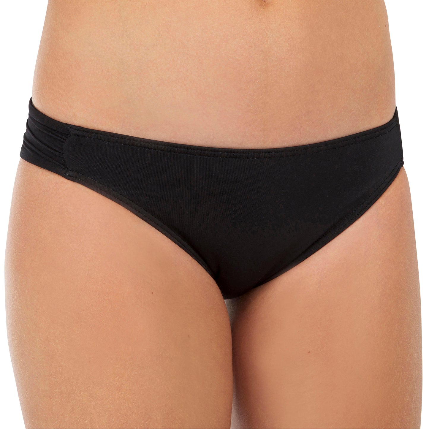GIRL'S SURF Swimsuit bottoms MALOU 500 - BLACK