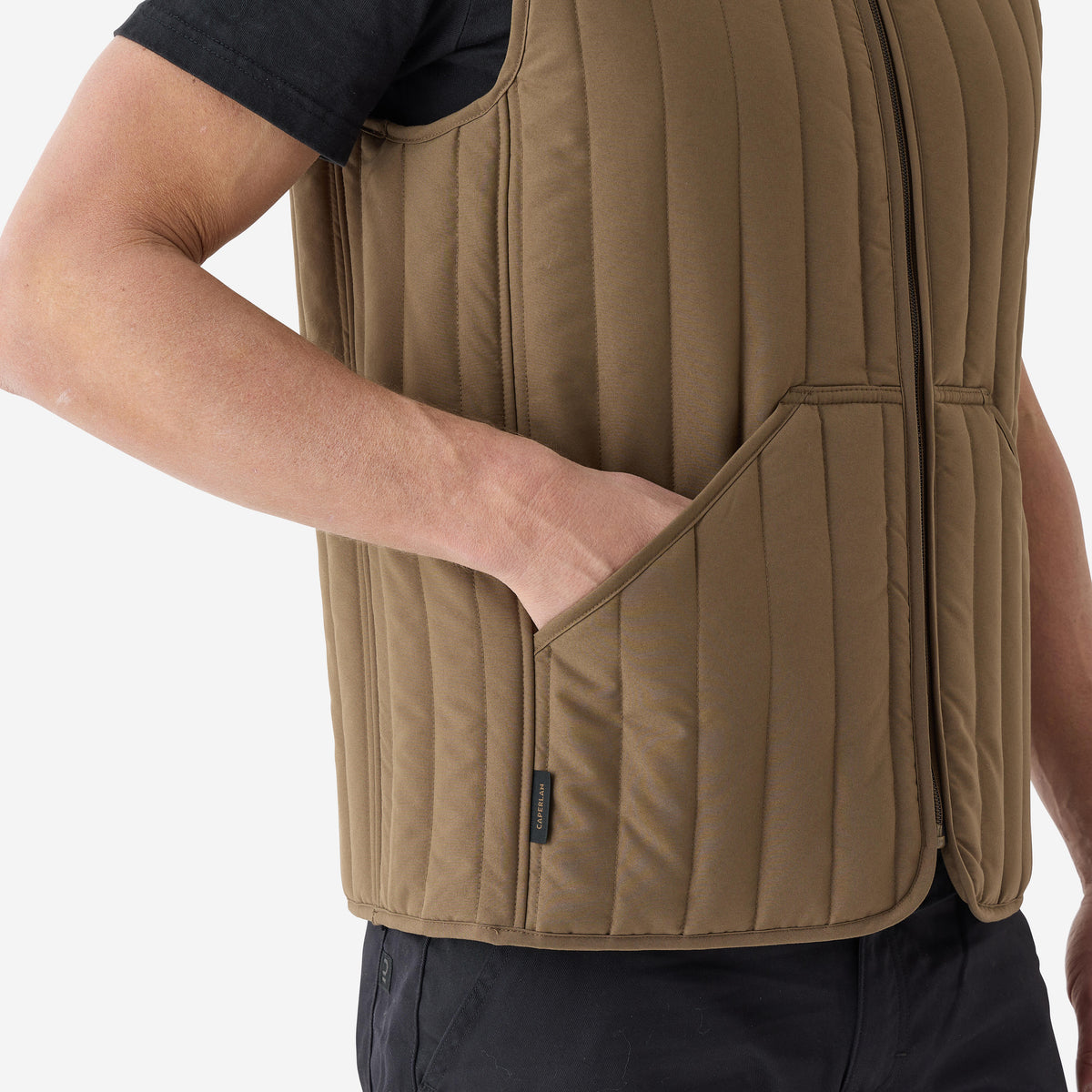 PADDED VEST 100 BEIGE