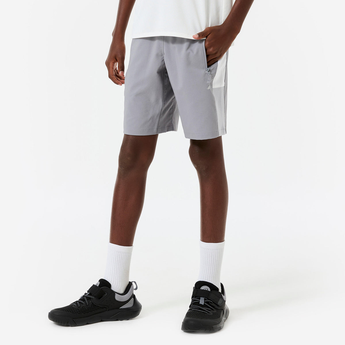 SHORT W500 GREY/WHITE