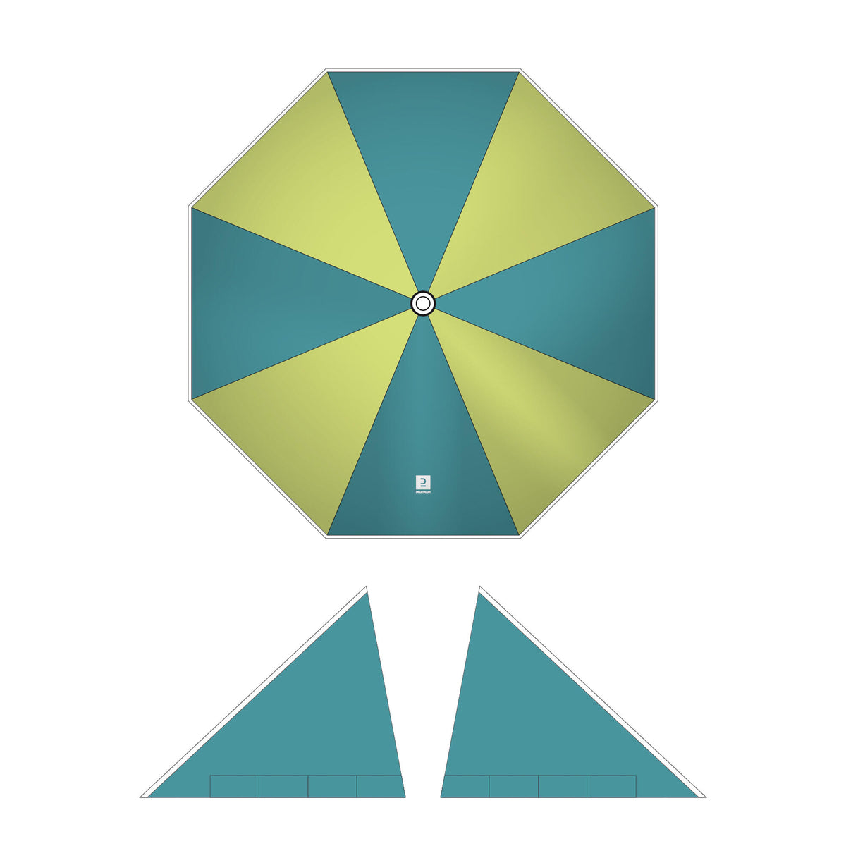 PARUV Windstop blue yellow