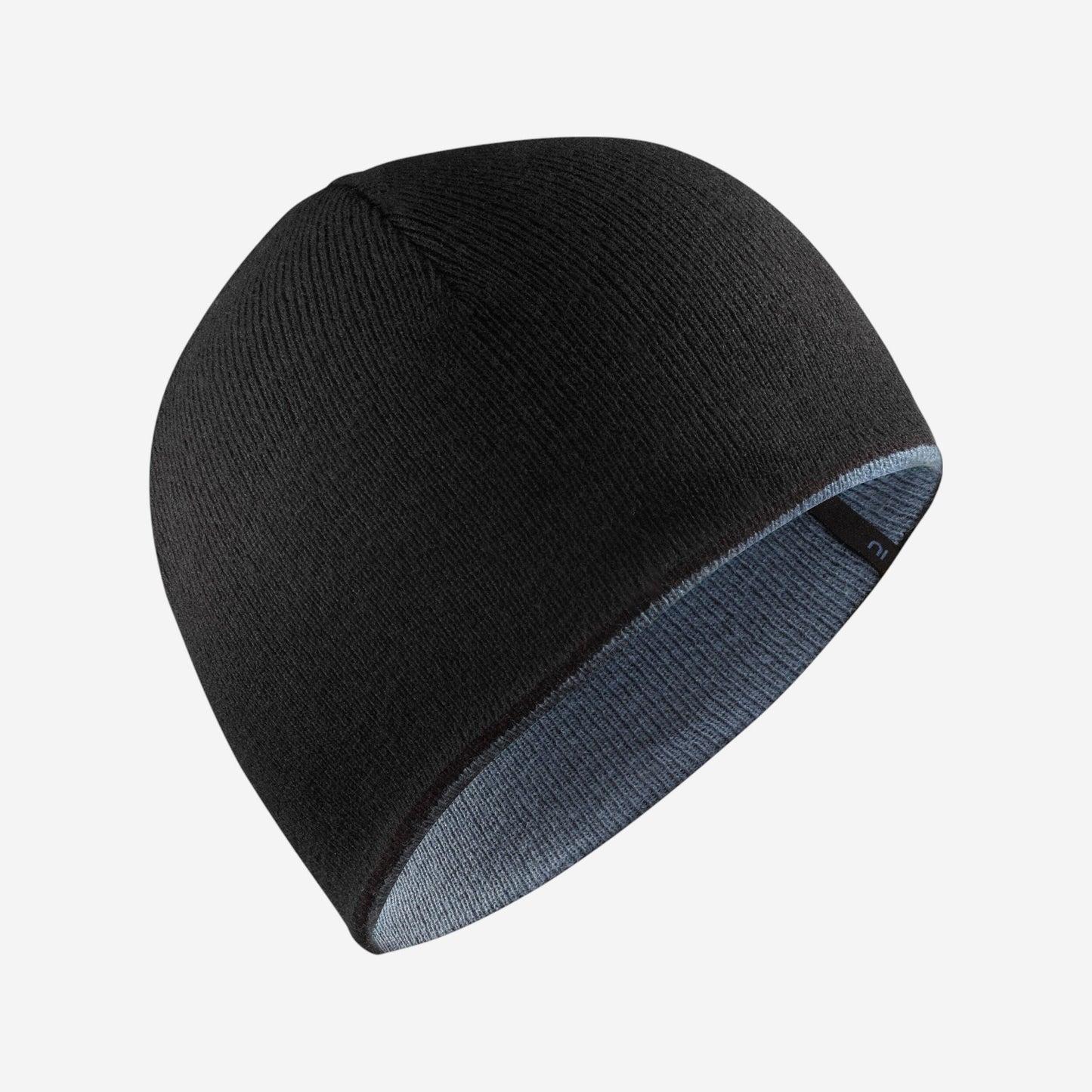 KIDS' SKI HAT - REVERSE BLACK AND BLUE