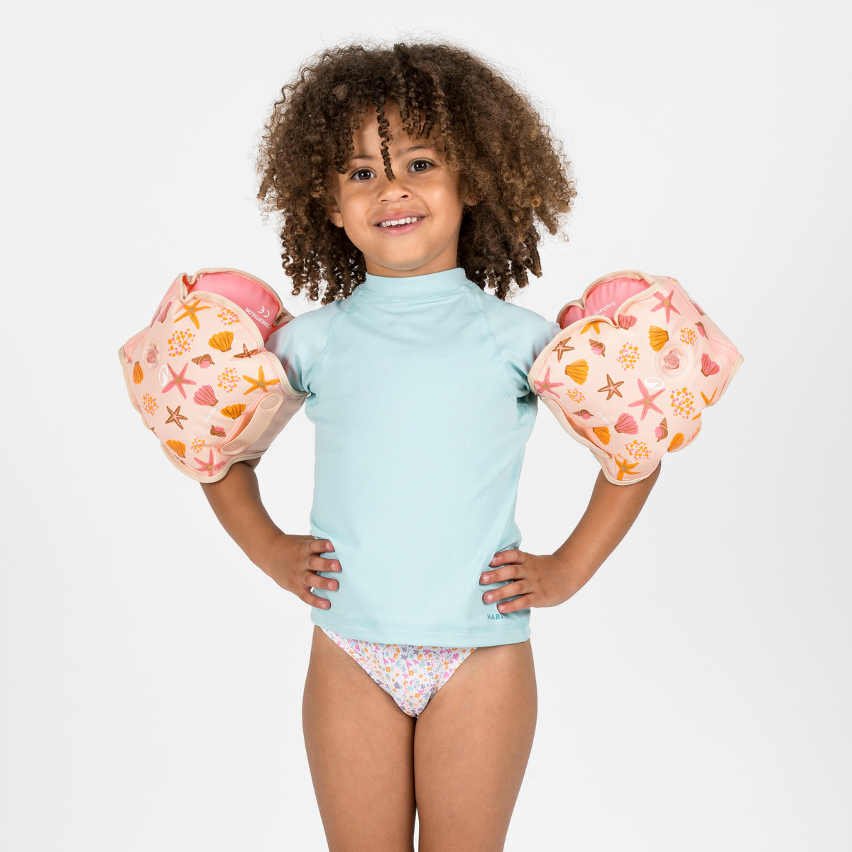 TISWIM PRINT SHELL BEIGE