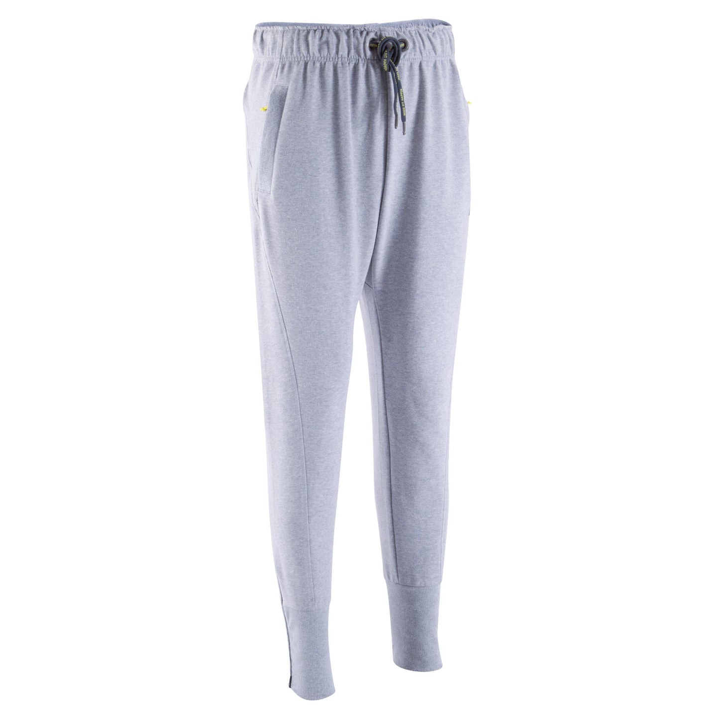 Team Slim-Fit Fitness Print Bottoms - Mid Mottled Grey