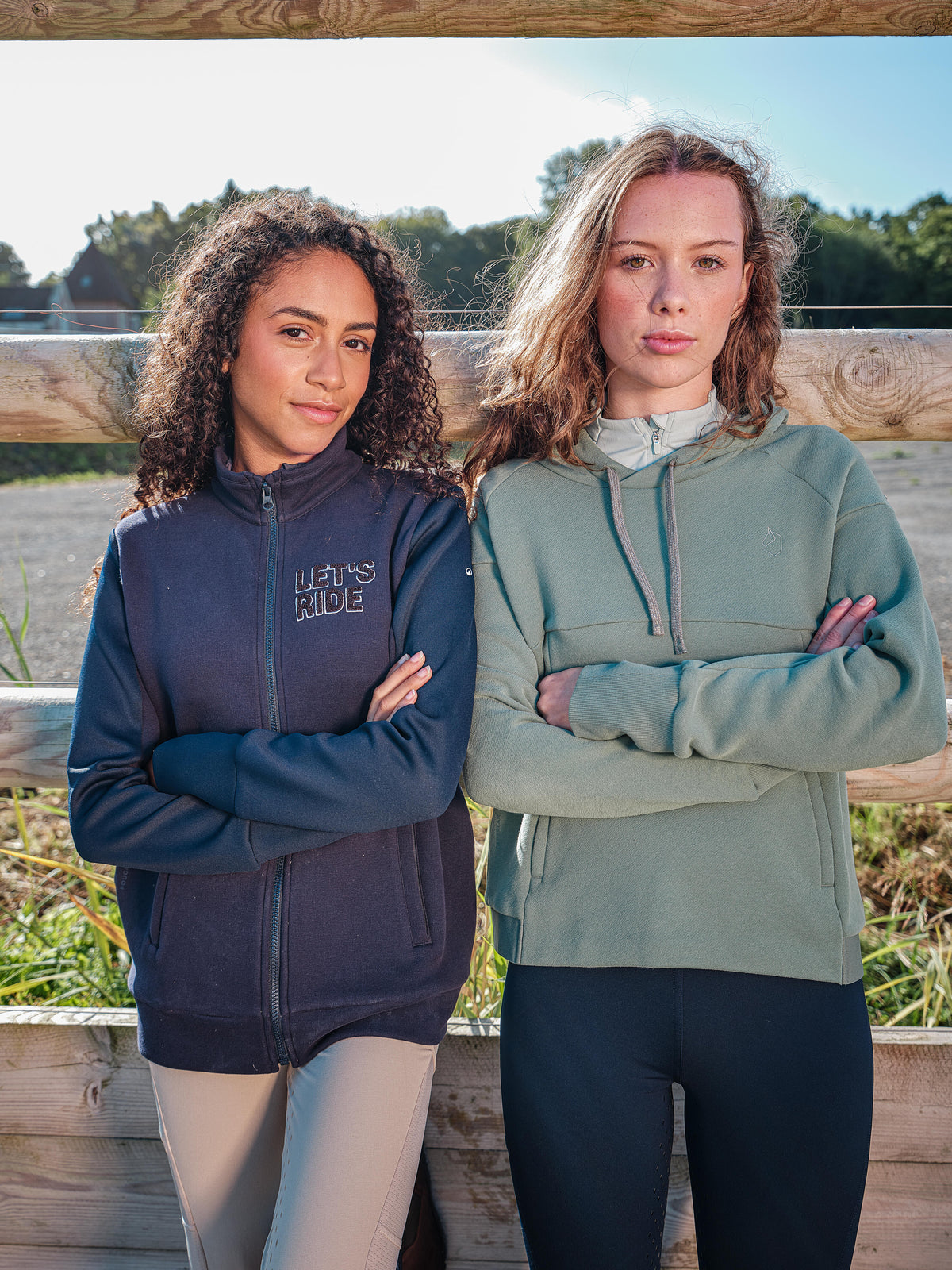 HOODIE W SLATE EUCALYPTUS GREEN