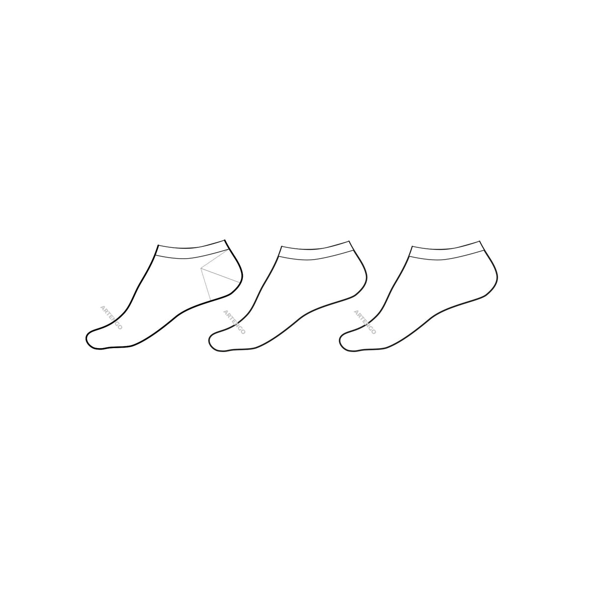 RS 100 LOW WHITE JR X3