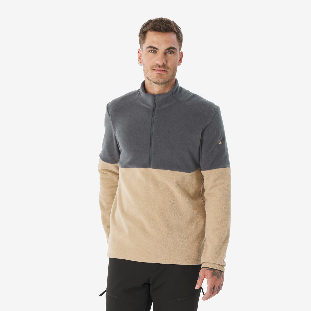 FLEECE MH500 1/2 ZIP BEIGE M