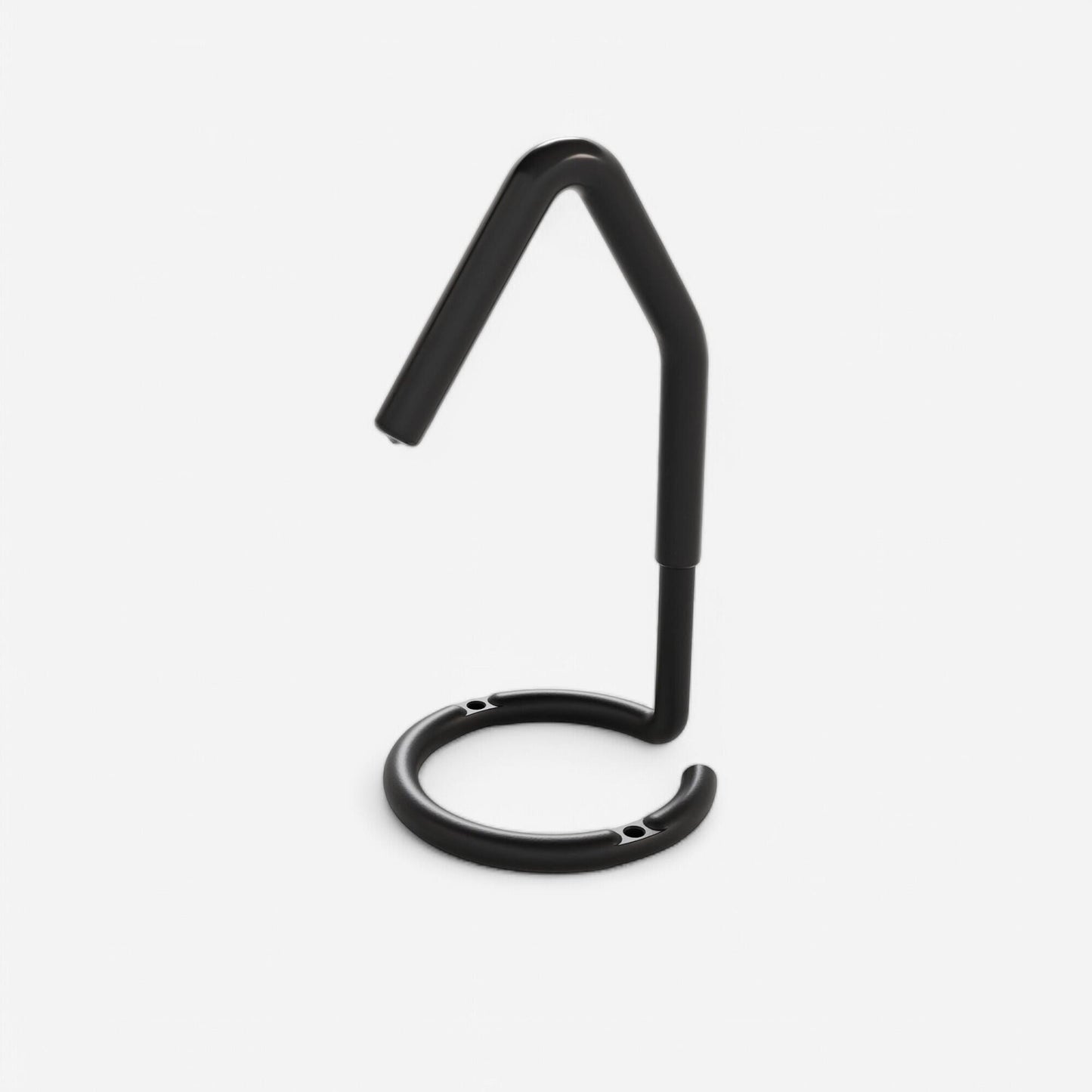 Wall and ceiling bike rack - black