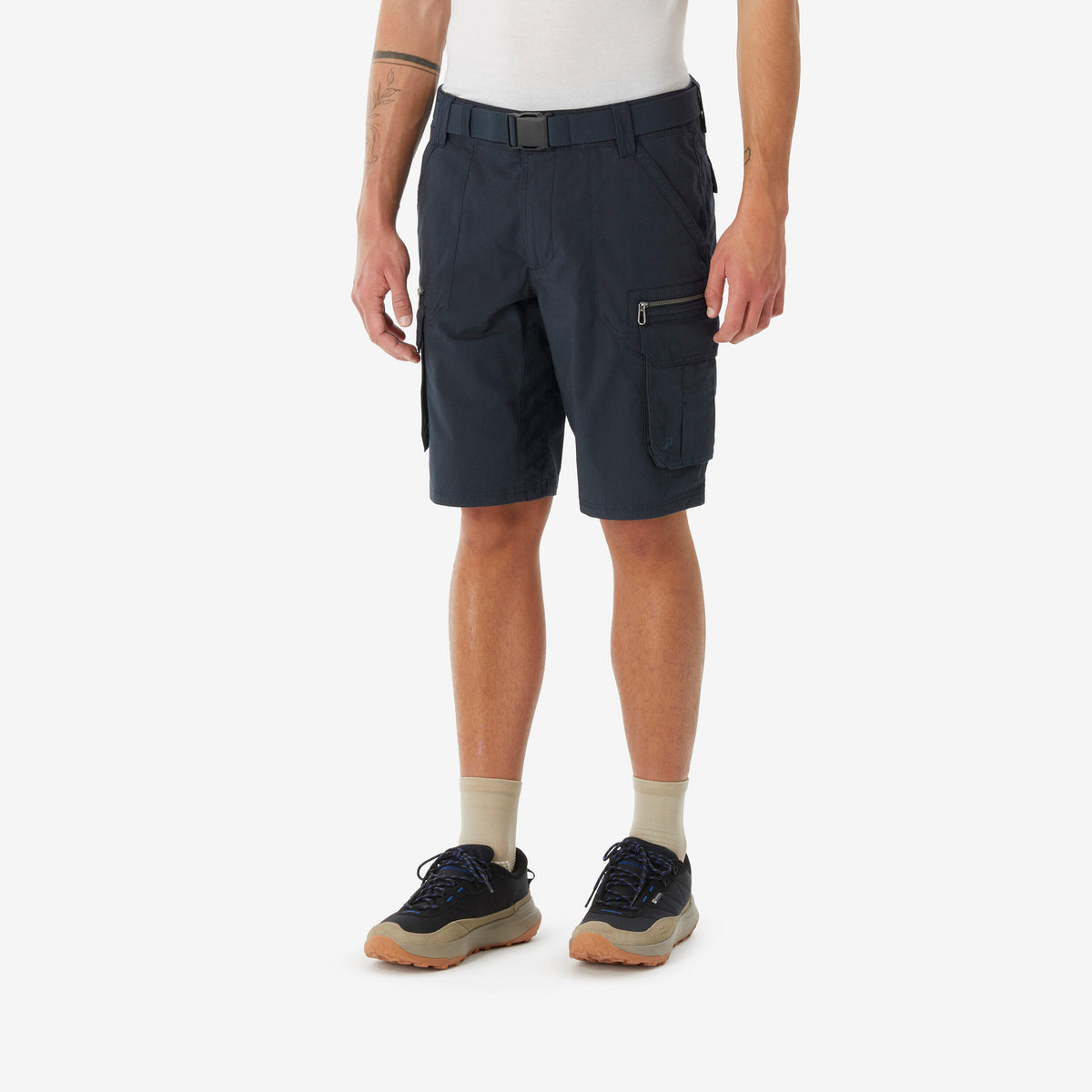 SHORTS NH500 CARGO M ASPHALT BLUE