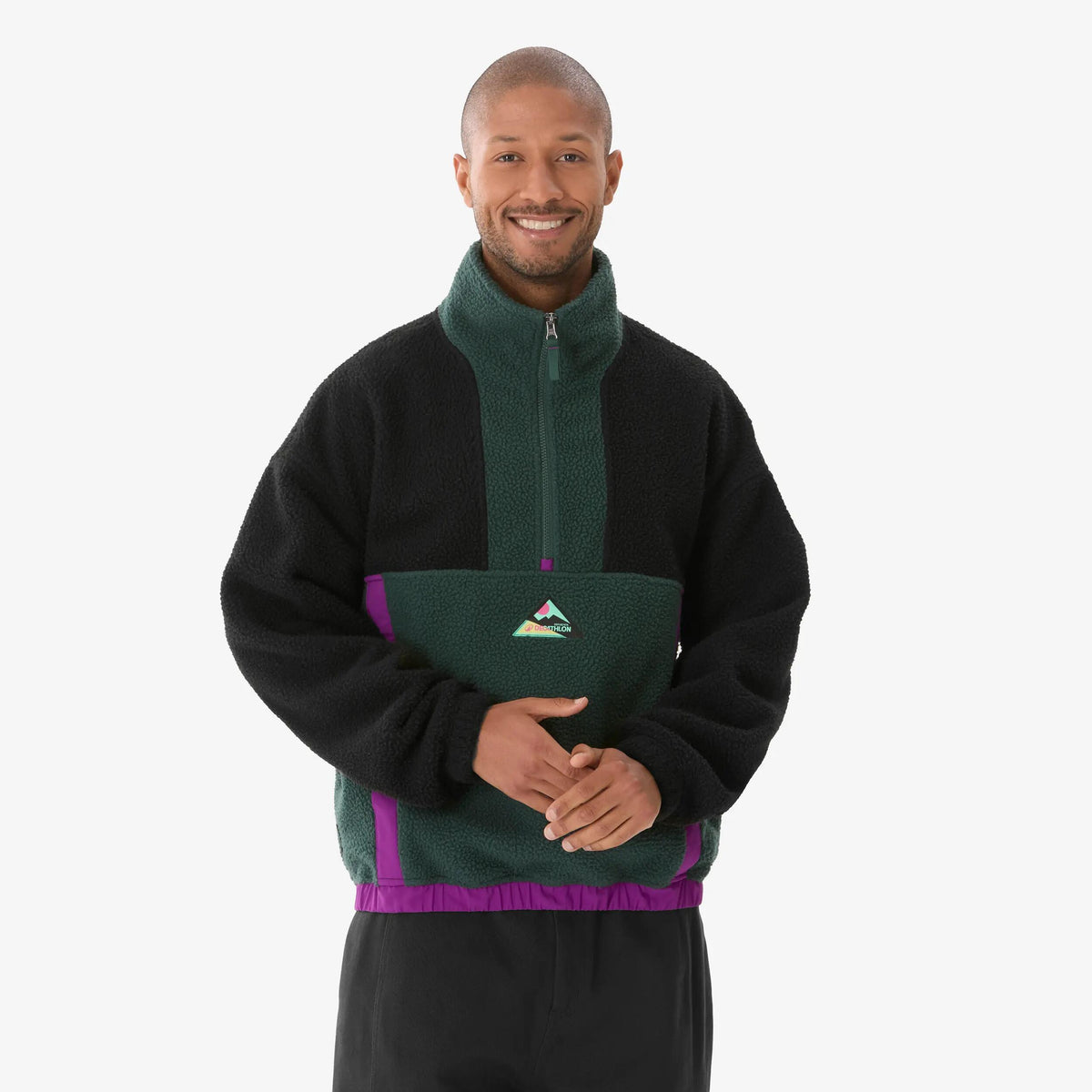 FLEECE 1/2 ZIP 50 Y DKT