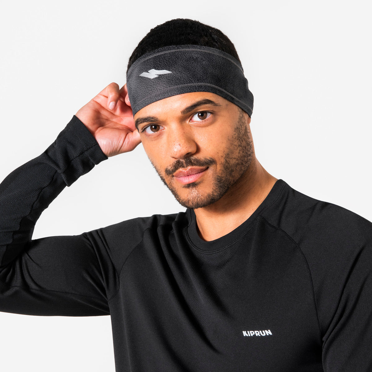 HEADBAND RUNNING WARM+ V2 BLACK REFLEC