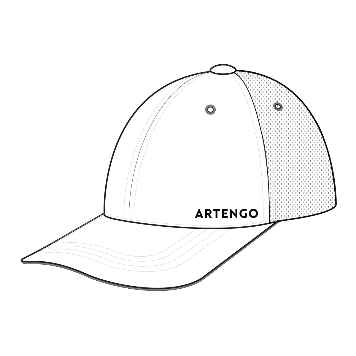 TC 900 CAP WHITE NAVY S56