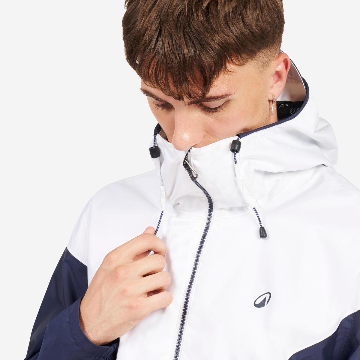 Jacket Sailing 100 M Navy White