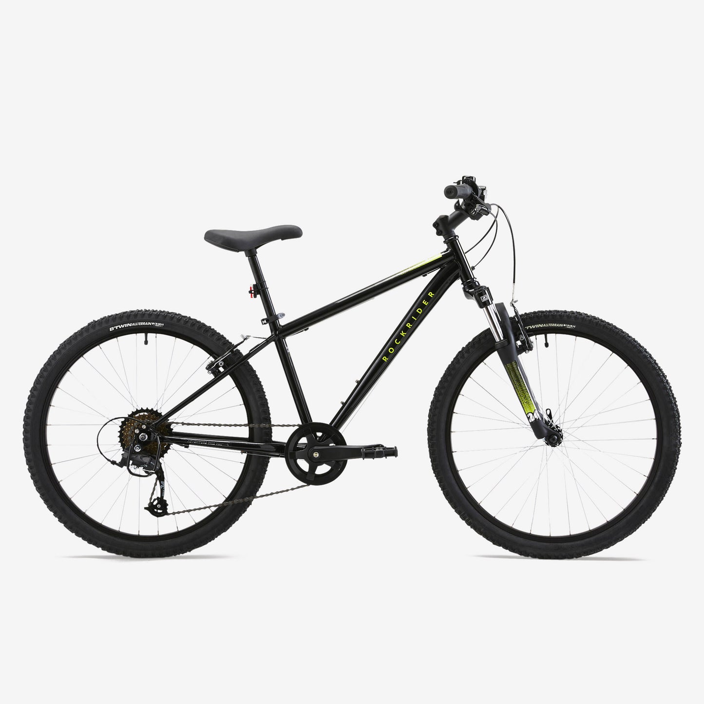 24" 9-12 Years Mountain Bike Expl 500 - Black