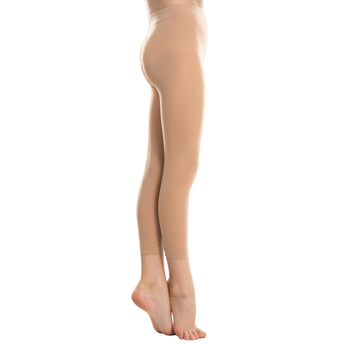 Girls' Footless Ballet and Modern Dance Tights - Cinnamon