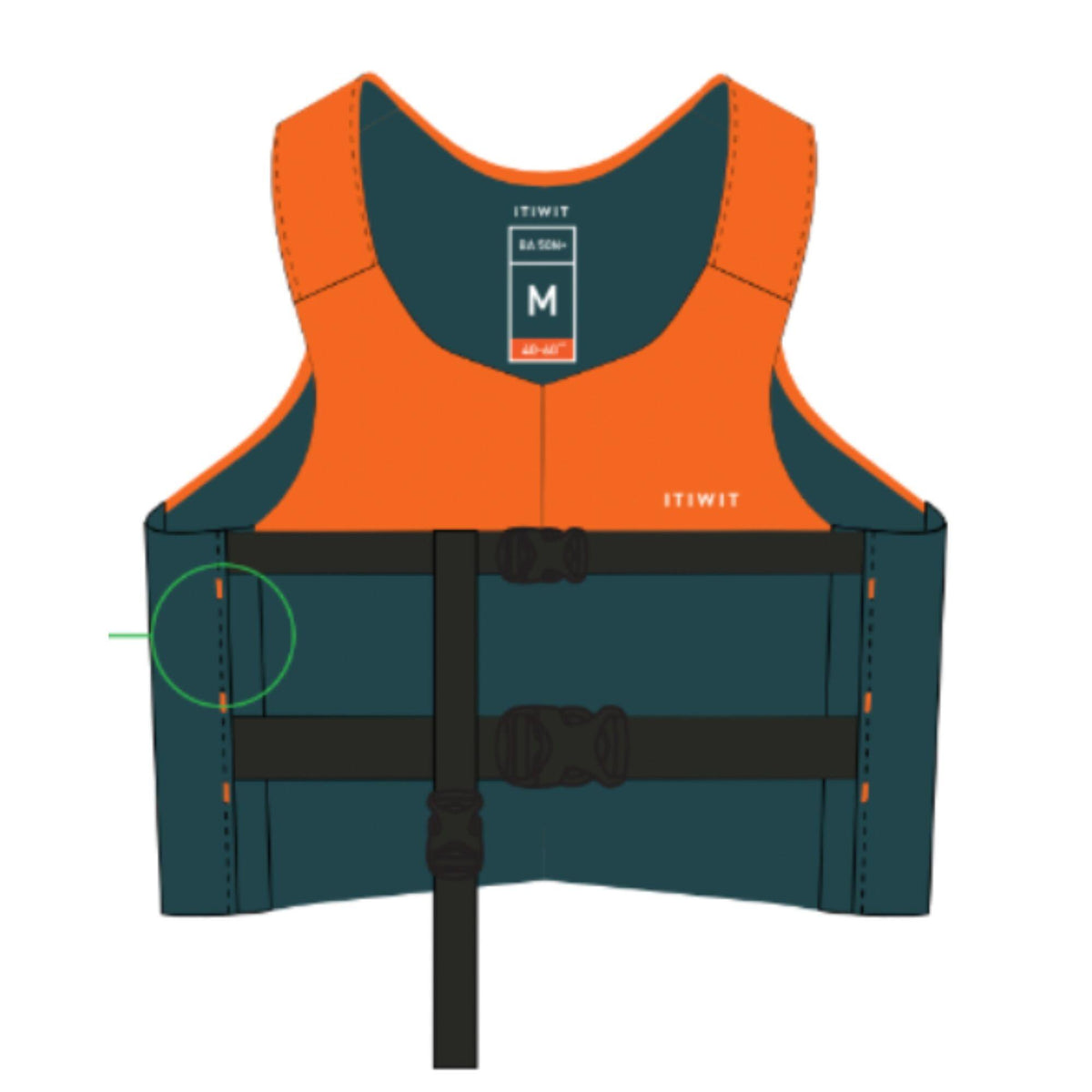 BA 50N+ TURQUOISE/ORANGE