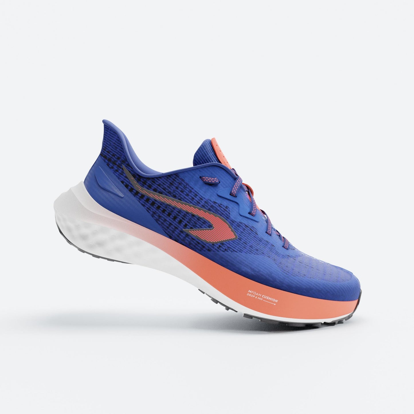 Kids' KIPRUN K500 FAST running shoes - indigo blue and red