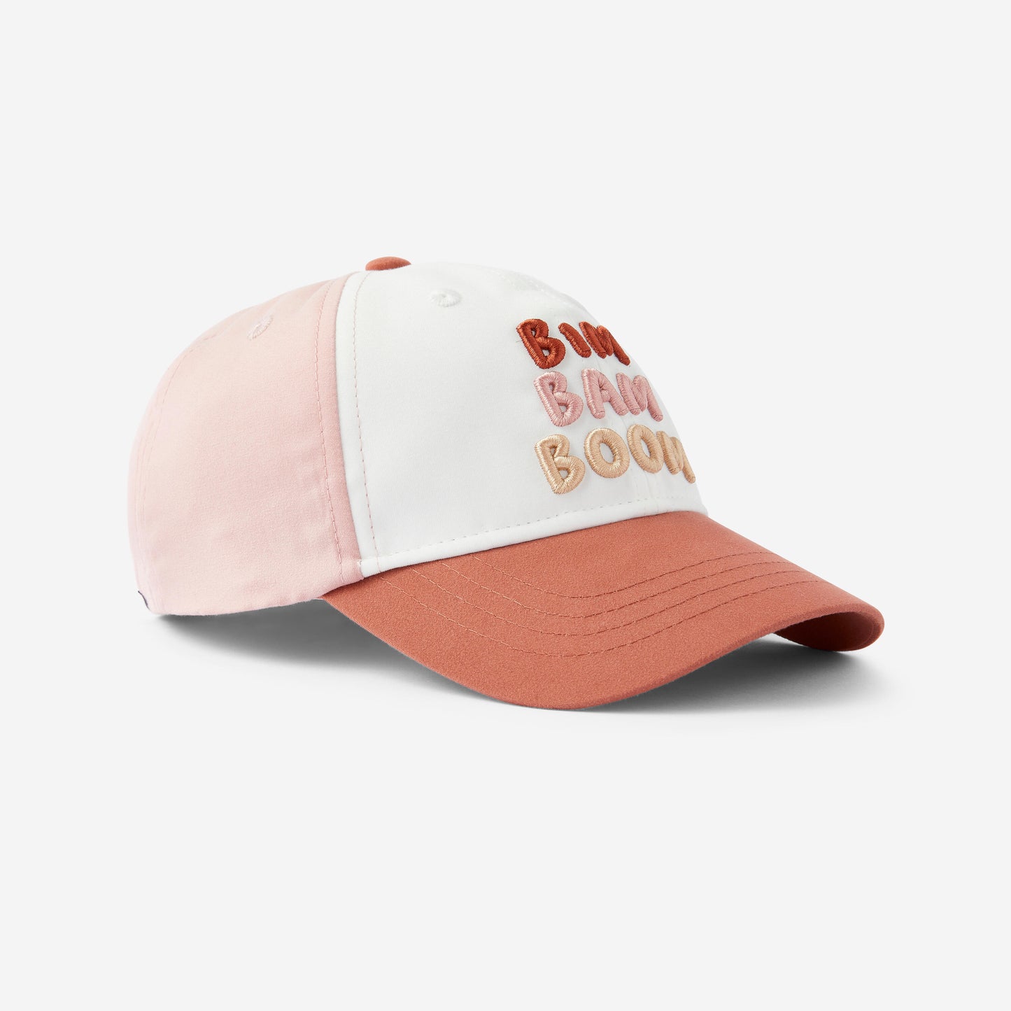 Baby's Unisex Adjustable Multisport Cap - Pink White Terracotta