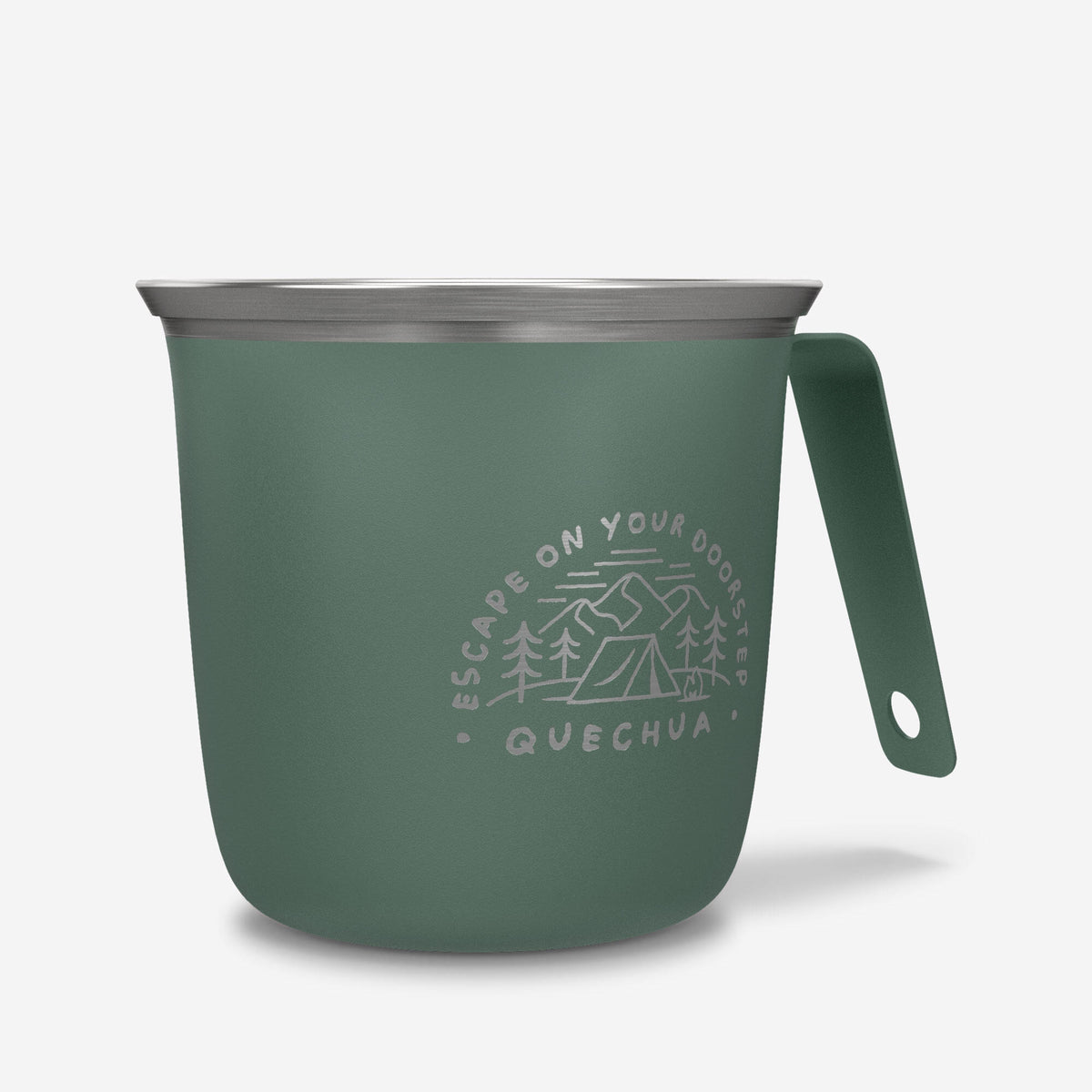CUP 500 STAINLESS STEEL 0,3L GREEN