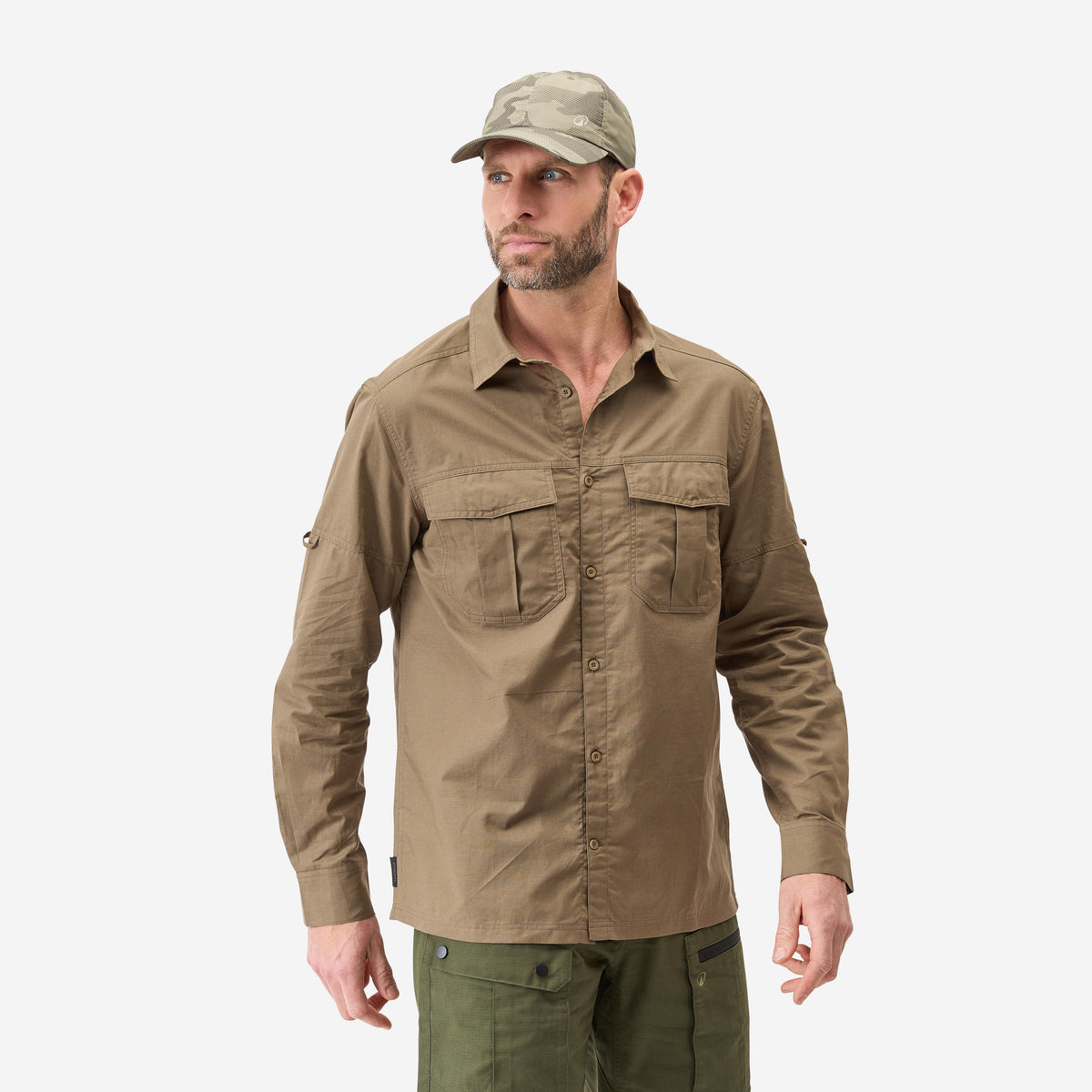 LIGHT SHIRT HEMP 500 BROWN