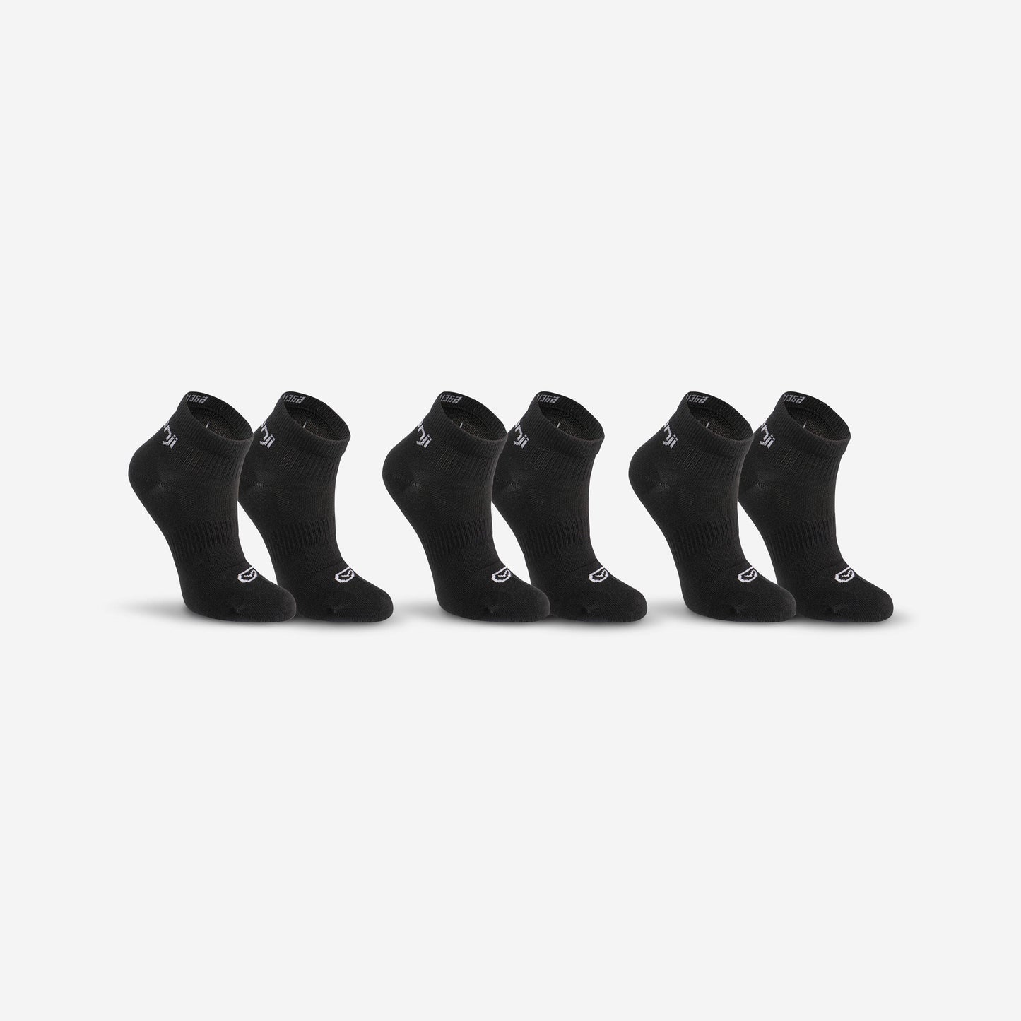 Kids' Athletics Low Socks 3-Pack - black