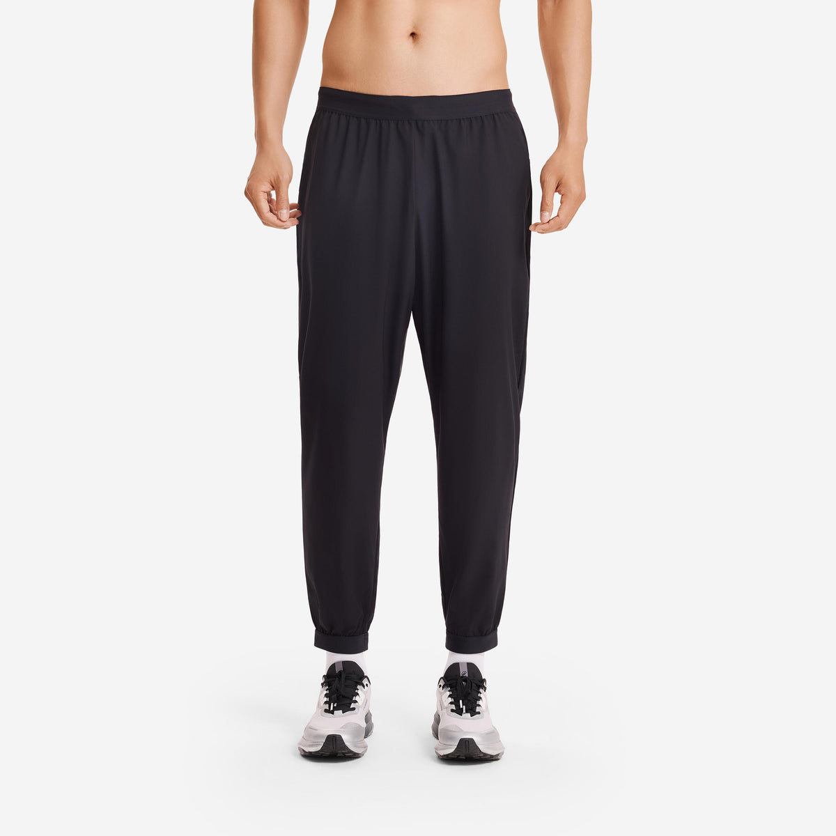 LS TS 1/2 ZIP RUN 100 M BLACK