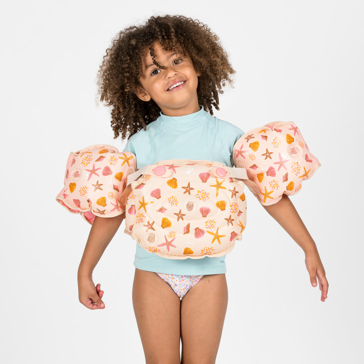 TISWIM PRINT SHELL BEIGE