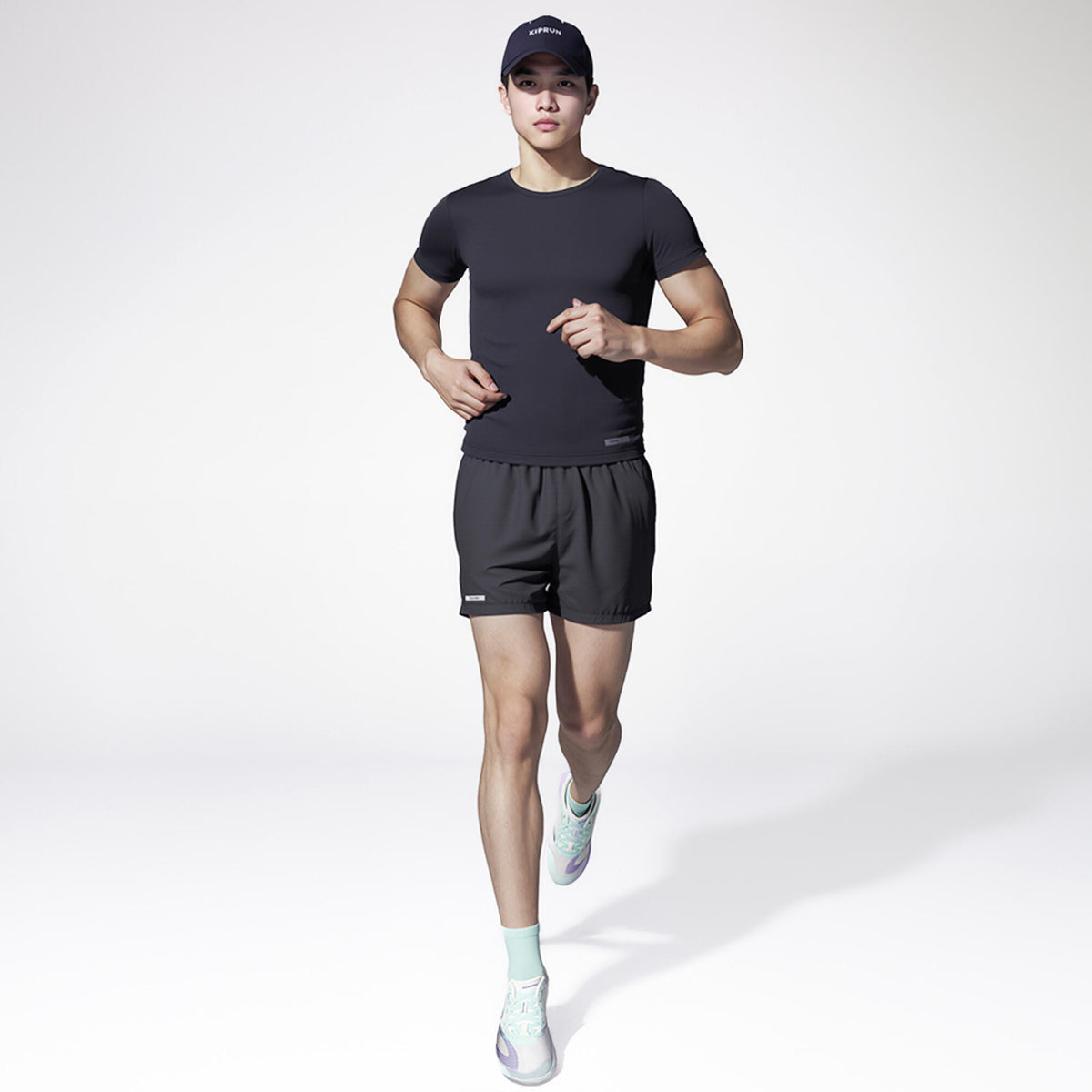 TSHIRT RUN DRY M BLACK
