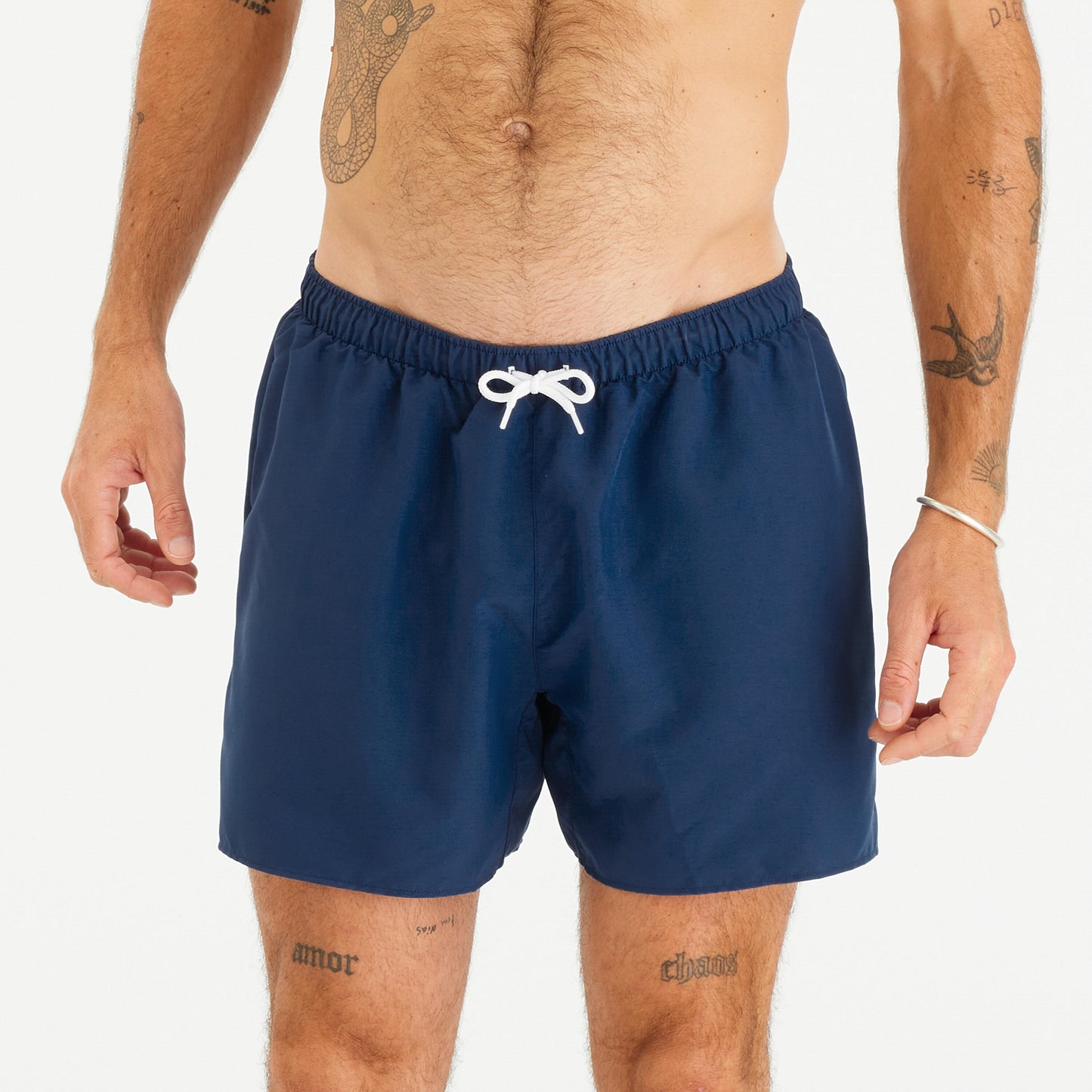 Men's Swim Shorts Surf 100 15" Short - Hendaia MW Navy Blue