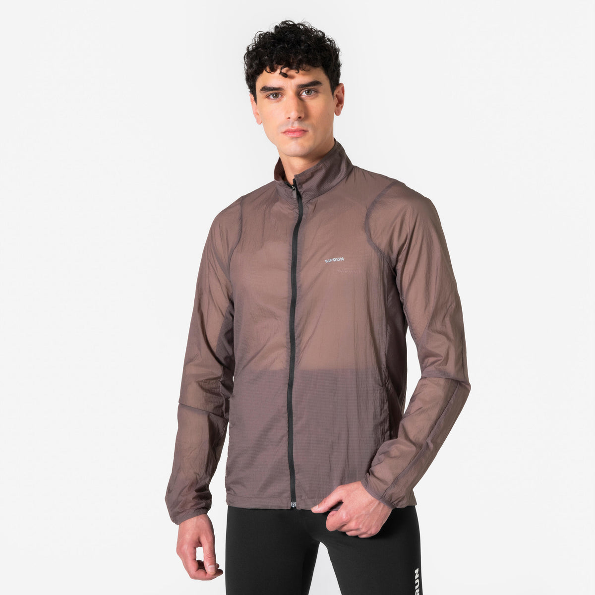 JACKET WIND RUN FLOW M BROWN K10A