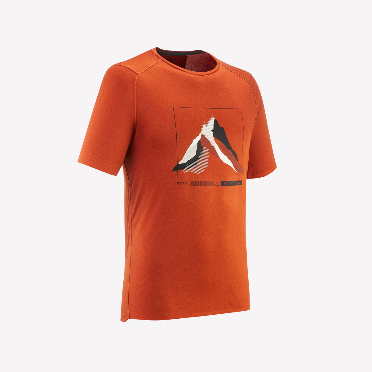 T-SHIRT MH500 M COPPER BROWN MOUNTAIN
