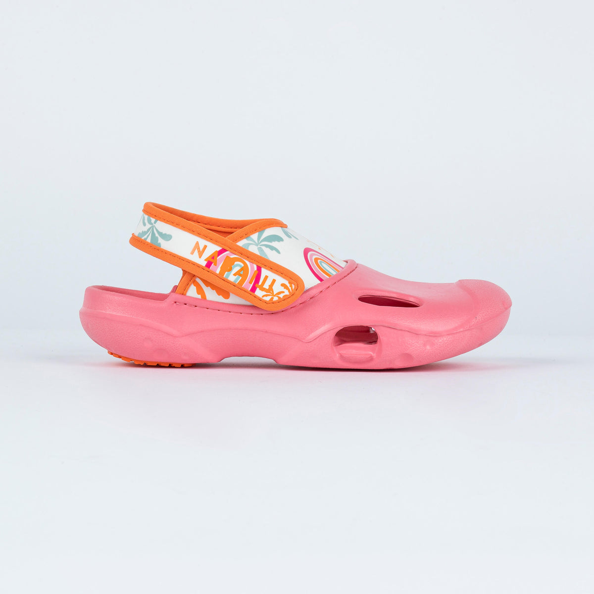 CLOG 100 JR PINK PALMY ORANGE