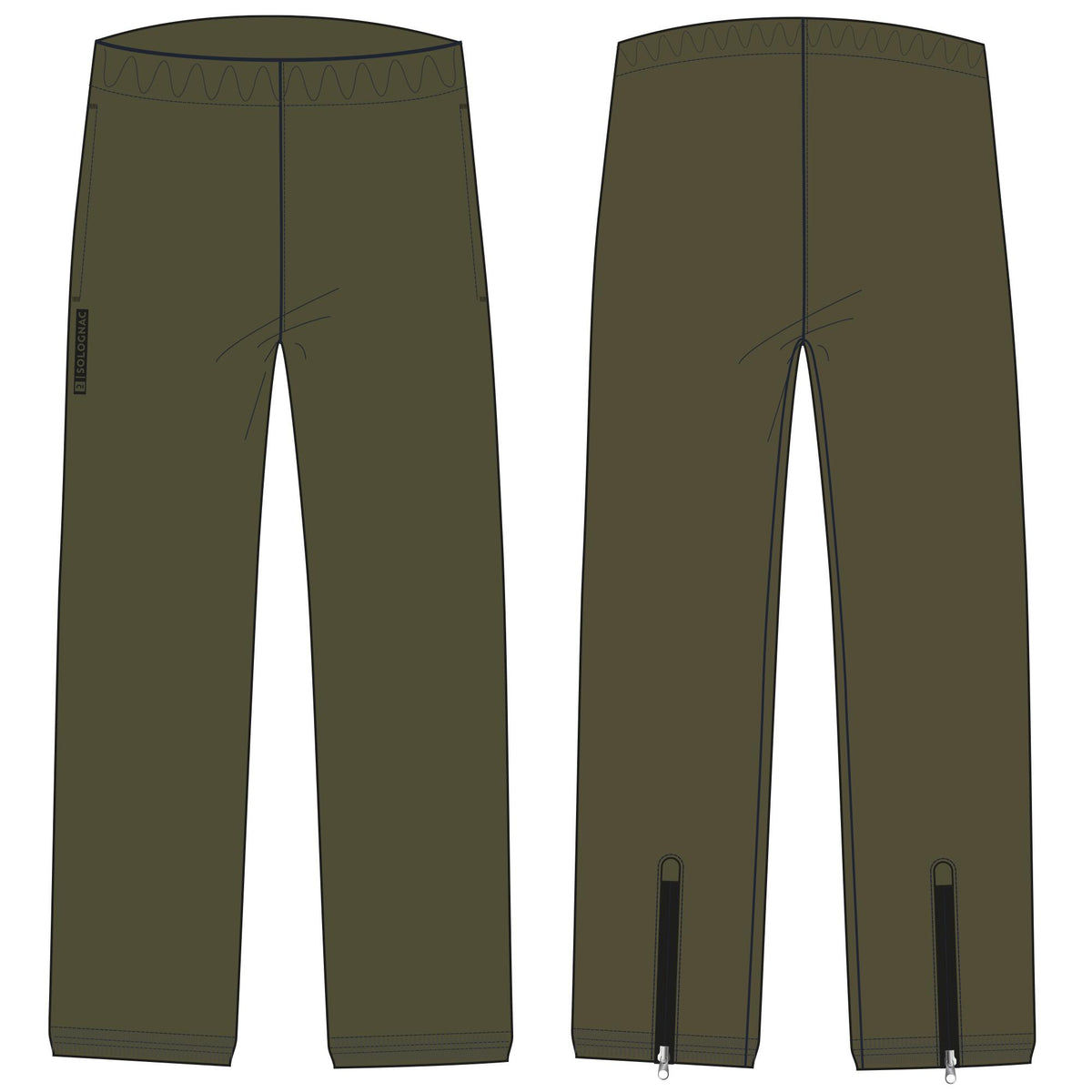 WP OVER PANT 100 KHAKI V2