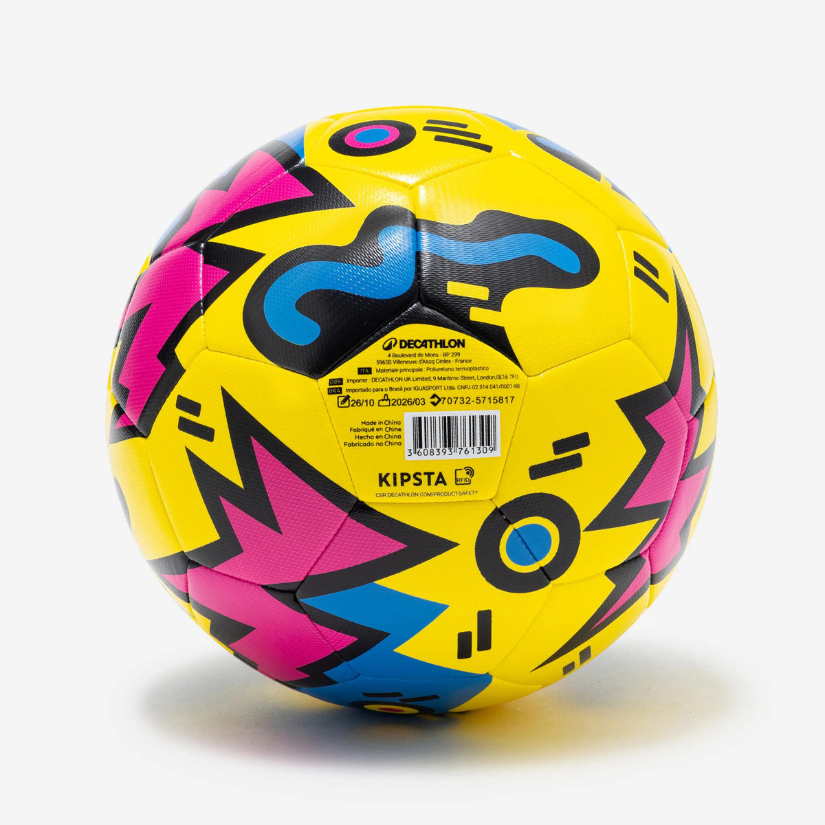 LEARNING BALL S5 SS23 WHITE BLACK