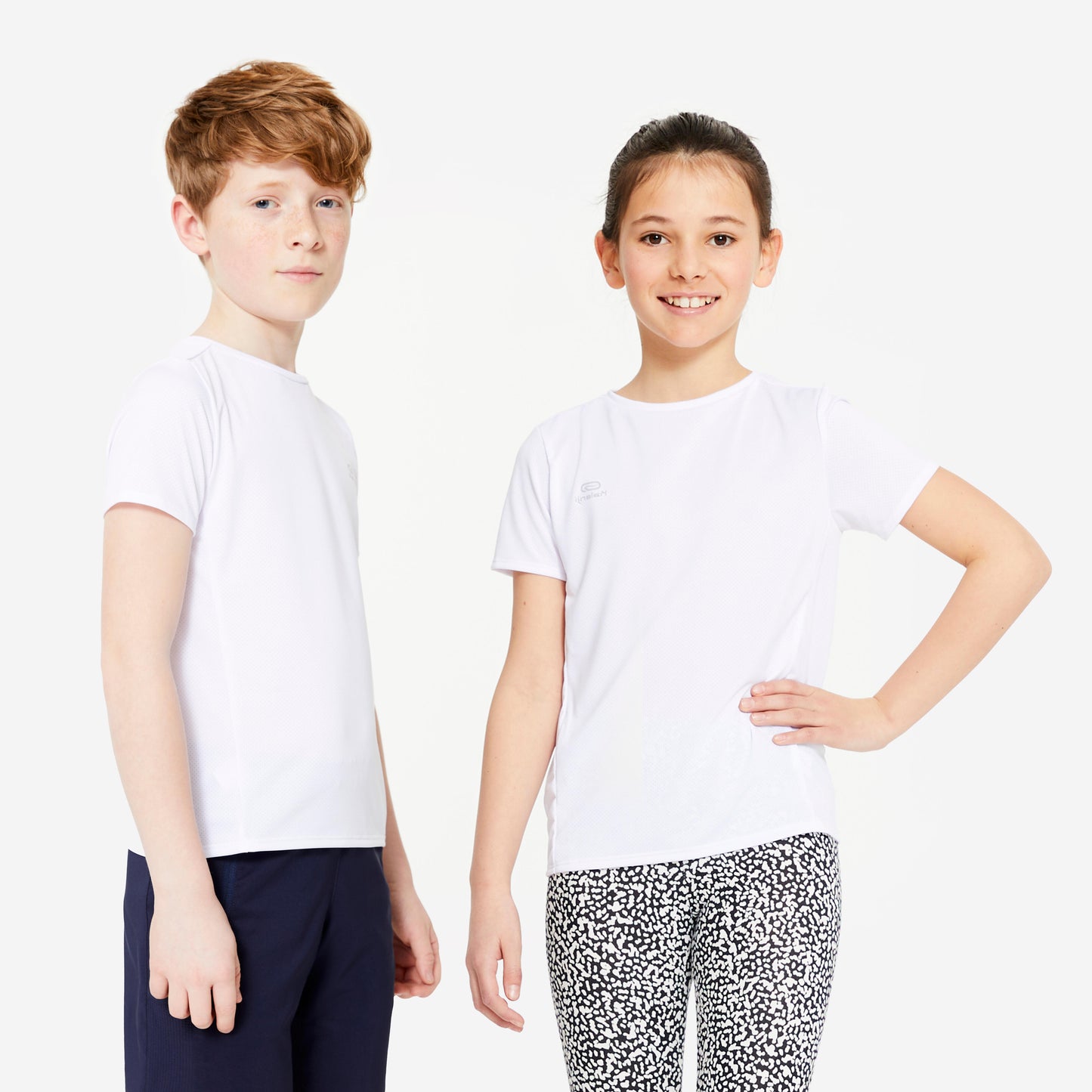 Kids' Unisex Multisport Breathable T-Shirt - White