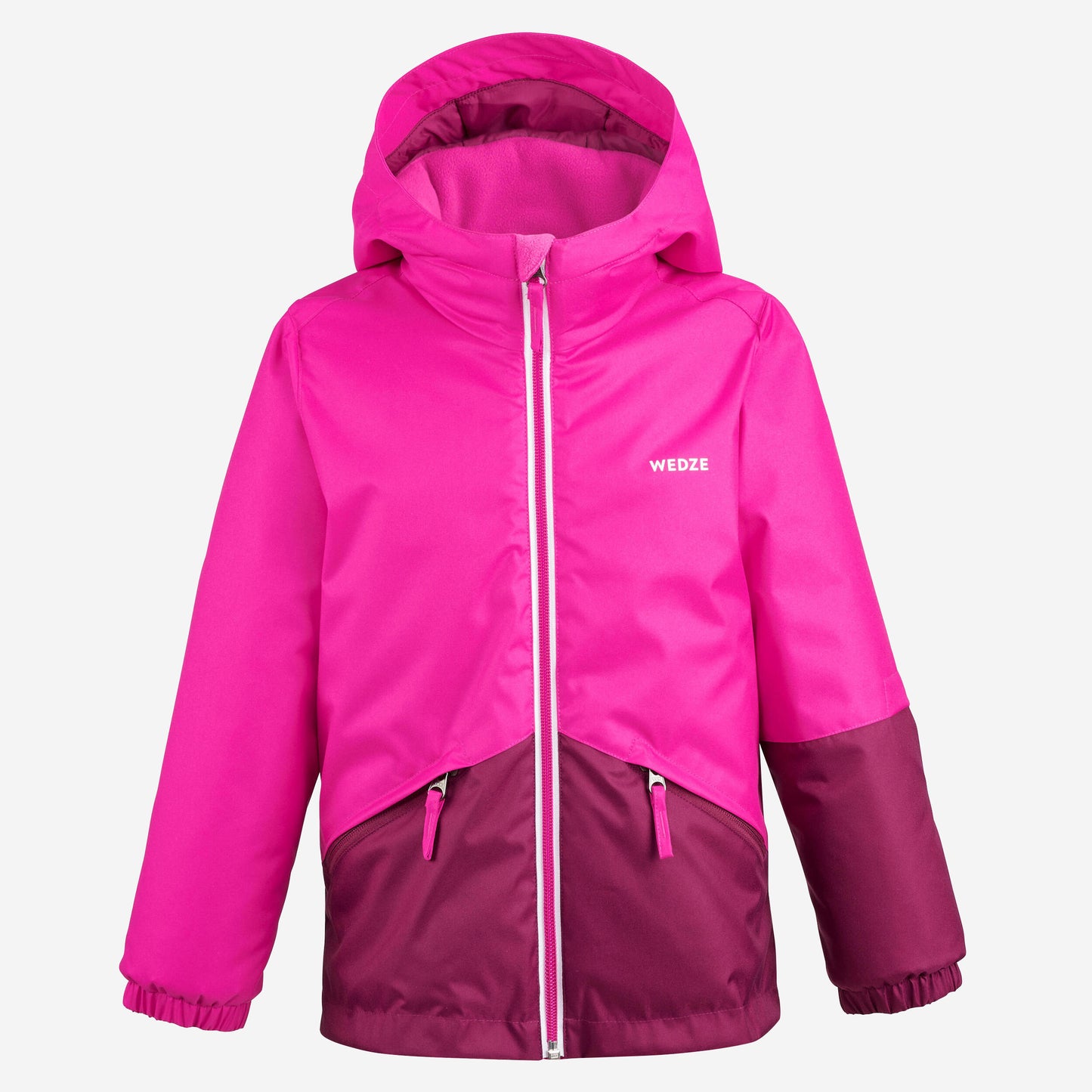 Kids' Warm and Waterproof Ski Jacket - 100 Pink