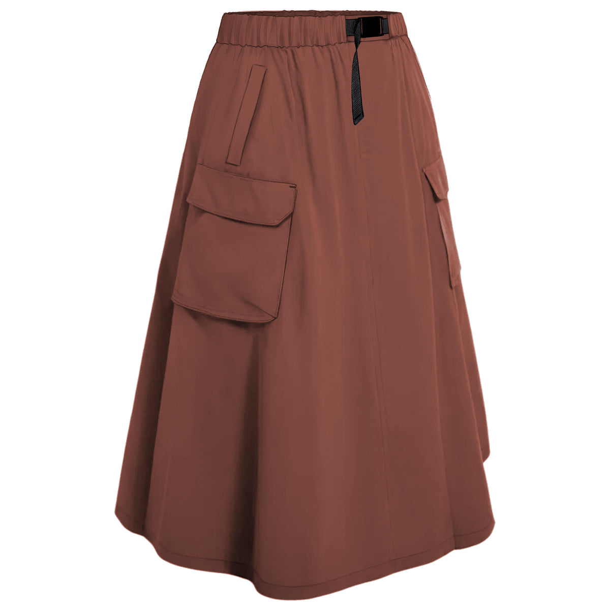 Long Skirt hiking SEPIA BROWN