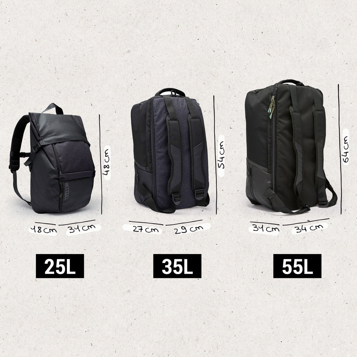 Bag team sport intensive 35L black khaki