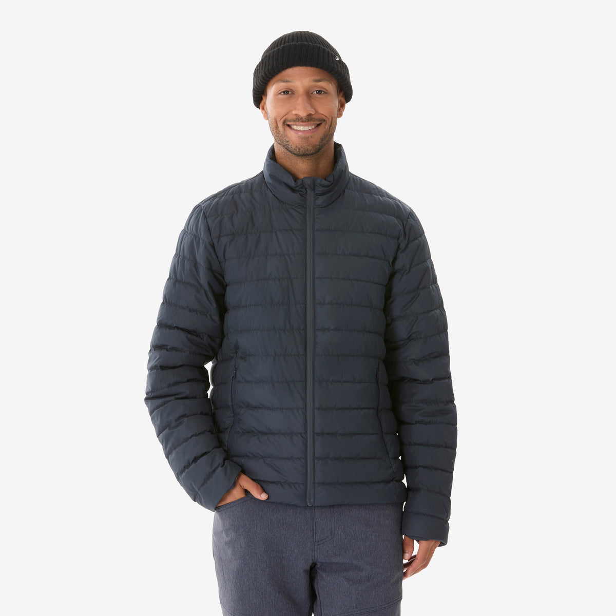 PADDED JACKET MH 100 BLUE MEN