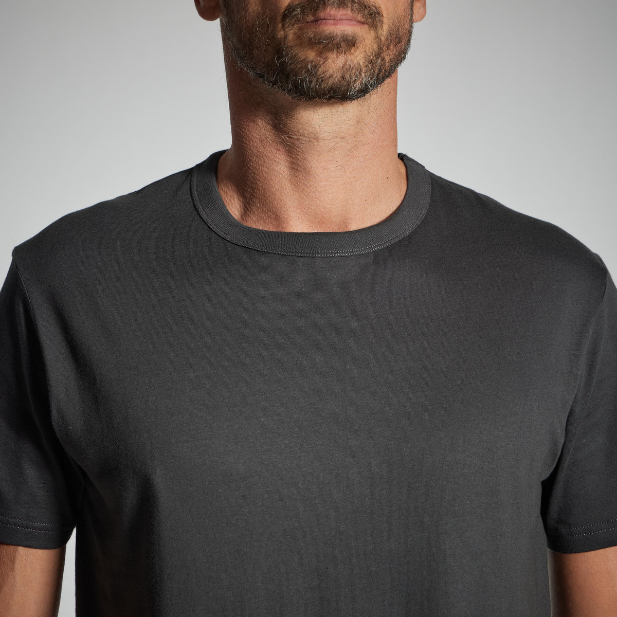 T-SHIRT MC 100 ECO UNI CARBON GREY