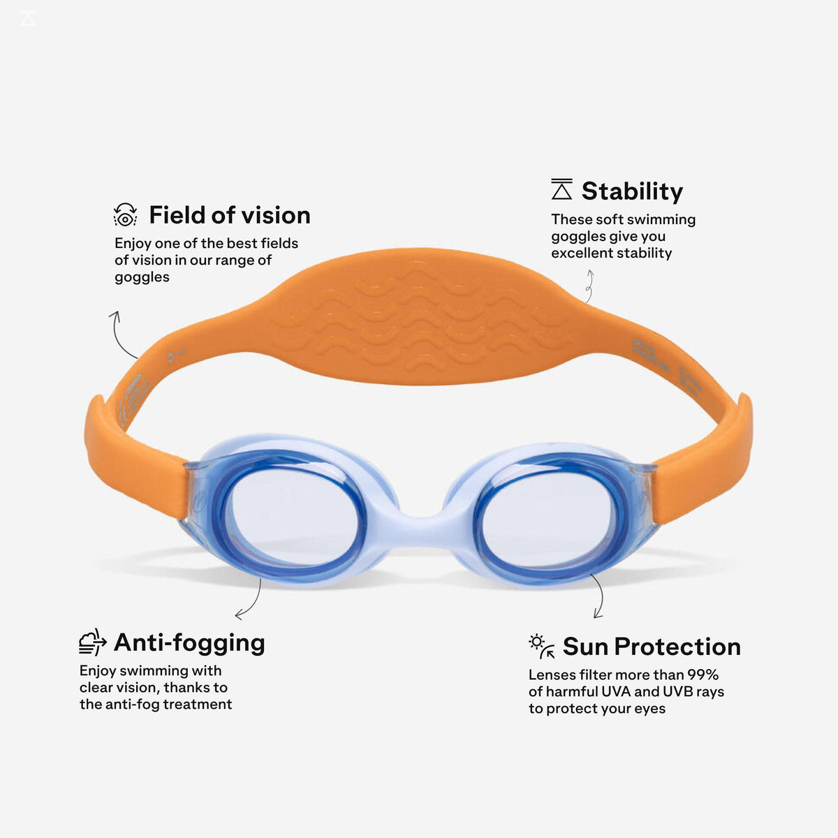 GOGGLES KUWEE YELLOW BLUE