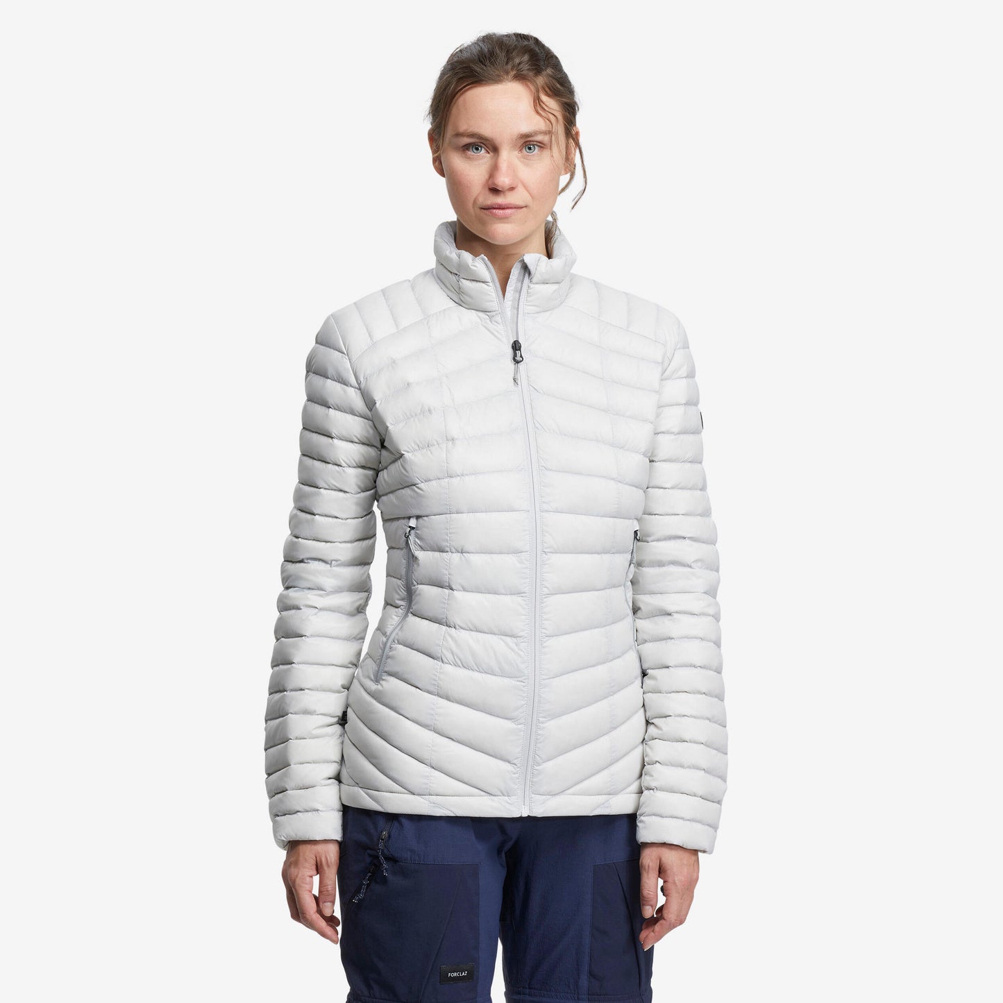 Women's mountain trekking down jacket - MT100 -5°C