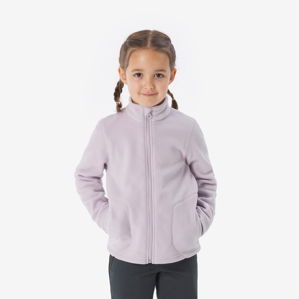 FLEECE MH100 ZIP KID PURPLE