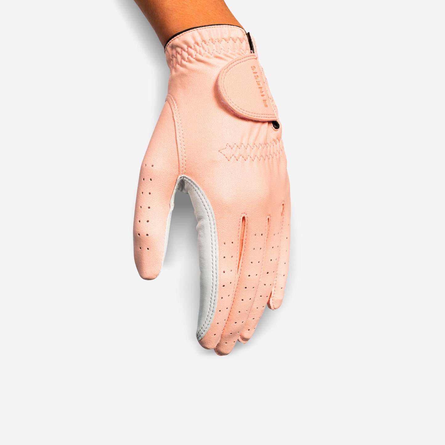 Women's golf glove right handed, 500 pink