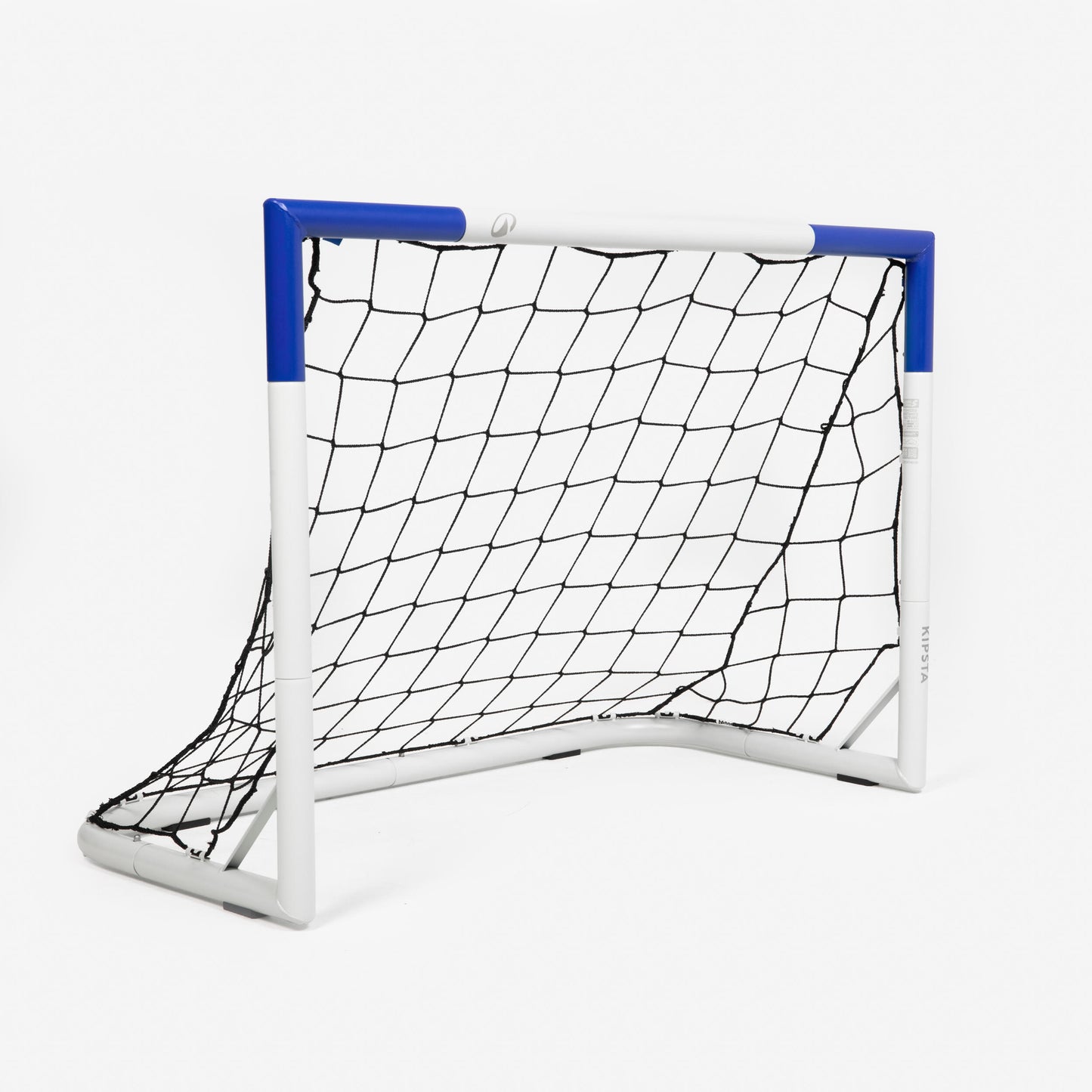 3x2ft Small Metal Football Goal - White/Blue